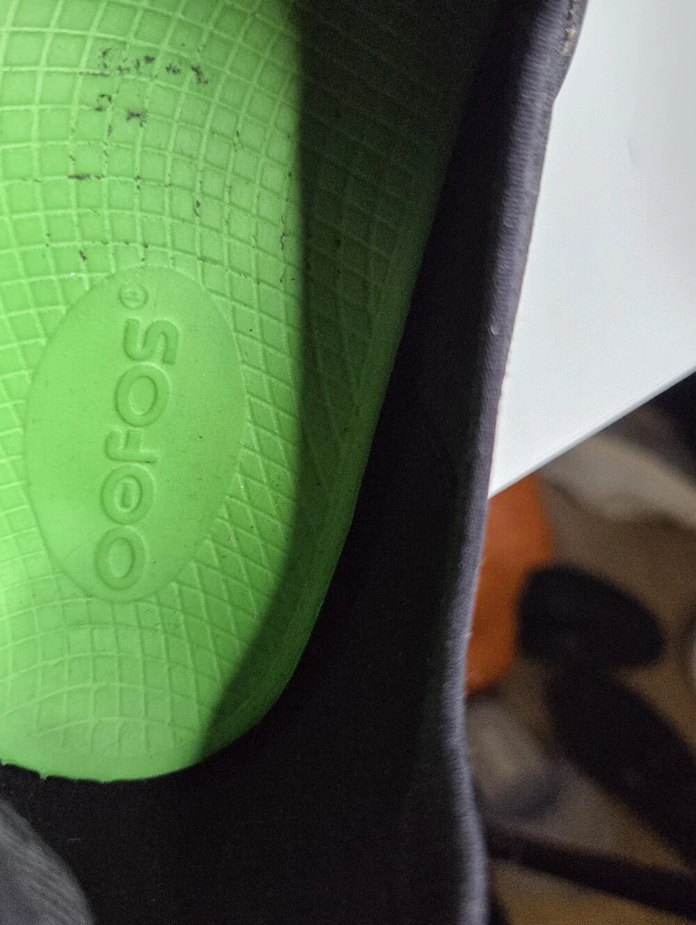 Oofos OOmg Low Womens Size 7.5 Black Walking Comfort Slip On Recovery Shoes